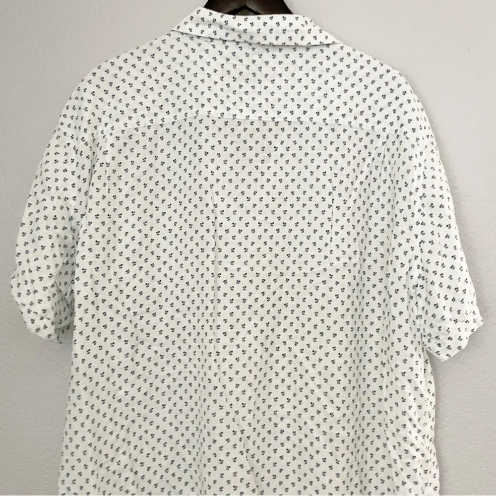 RAILS Men’s Carson Bleu Fleur Button Collar Shirt XXL